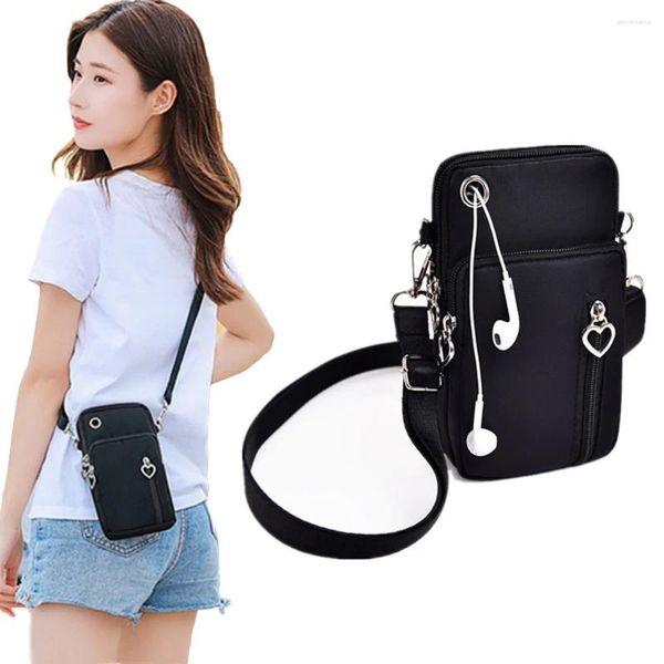 Bolsas de noite Mulheres Mini Bolsa Vertical Strapa de ombro Mensageiro Paleira Multifuncional Multifunction Telefone Crossbody Crossbody Crossbody