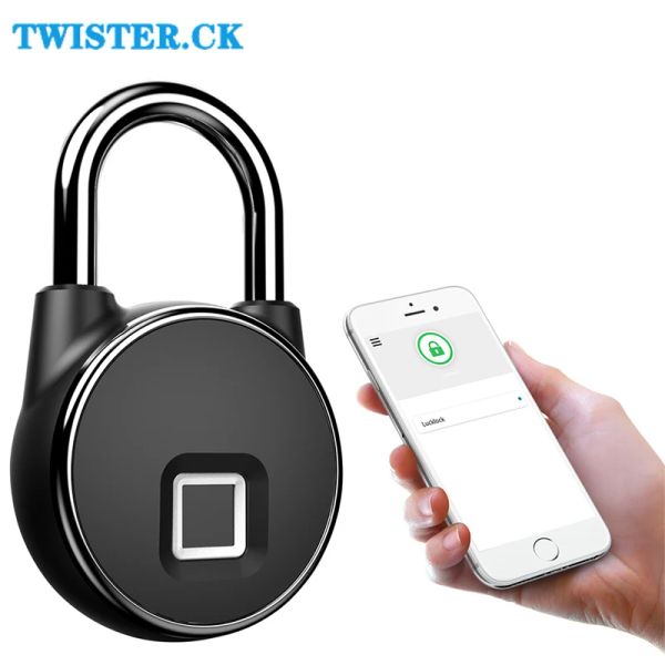 System Neues intelligentes intelligentes biometrisches Fingerabdruckkennwort KEYLESS DEMITYLEIN BLUETOOTH COMPATIBLE 4.1 Tragbare Antitheft -Sicherheit