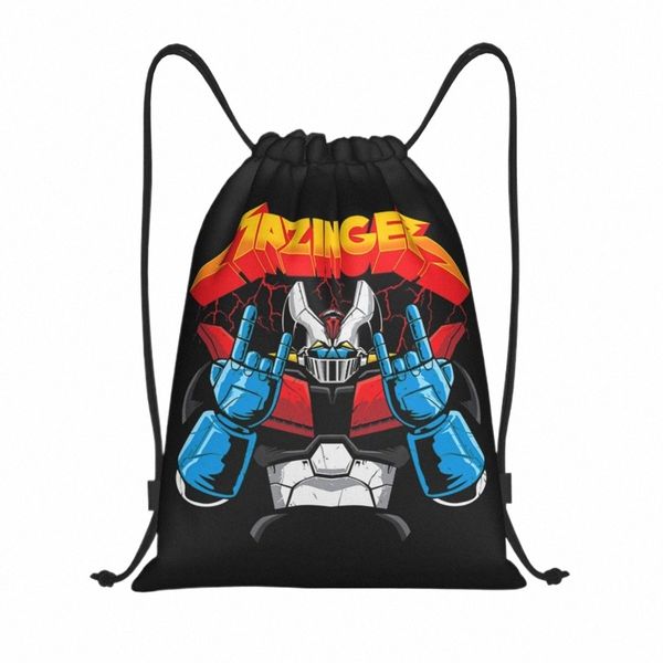 Пользовательский мазингер Z Sharping Backs Bags Мужчины Женщины Легкие робот -робот -аниме спортзал.