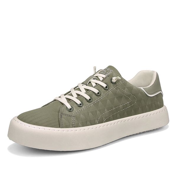 Sapatos casuais quentes verde preto marrom masculino respirável tênis clássico tamanho 39-44 gai