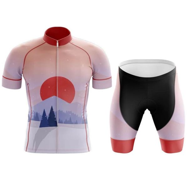 Япония Fuji Mountain New Team Cycling Jersey Индивидуальная дорожная гонка Max Max Storm Cycling Clothing Sets5460426