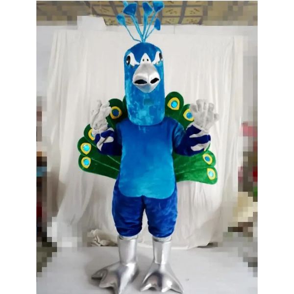 2024 vendite calde Halloween pavone mascotte Costume per adulti Dimensioni festa di compleanno Outfit Outfit Fancy Costume Caratteri Costumi