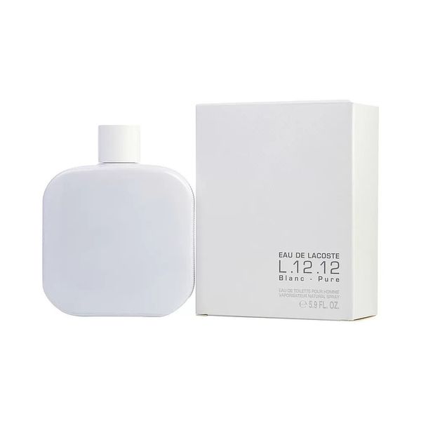 Perfume para Man Spray 2024 Crocodilo água doce Eau de Toilette L.12.12 Blanc eau Fraiche 100ml Wood Scent -Blanc -Pure Rose intensa