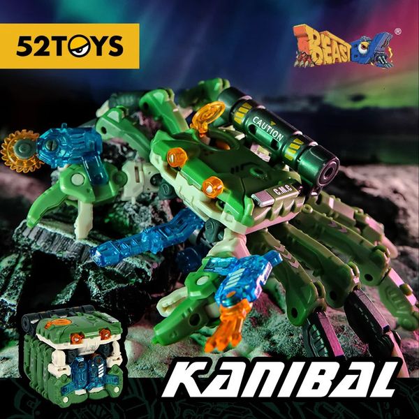52toys Beastbox Канибал Деформация игрушек Коллективная конвертирующая фигура разноцветный подарок для мальчиков 240402