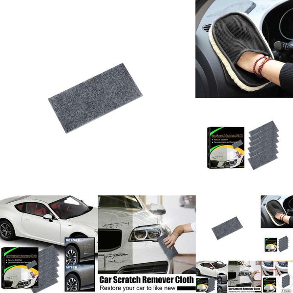 2024 2024 Auto Scratch Repair tessuto Nano Materiale Surface Rags per i graffi di vernice leggera automobilistica rimodellati Rags Accessori per auto