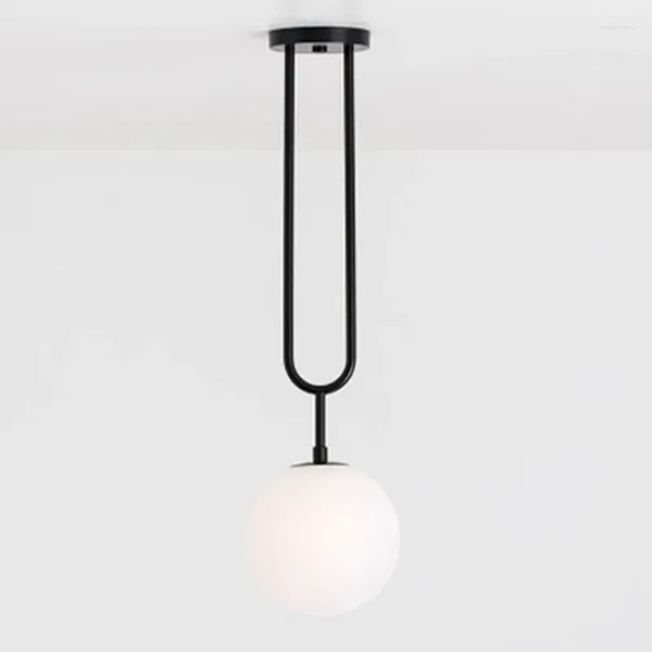 Wandlampen H60 cm nordische Kupferglas Globe LED LED G9 Pendelleuchte Korridor Luminaria Hanging Lampe Innenbeleuchtung Lamparas