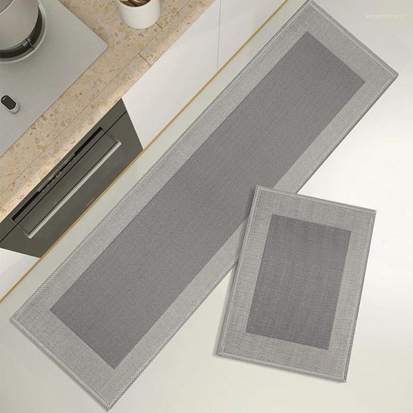 Tappeti tappeti da cucina lunga tappeto in terapia filo oro pavimento assorbente ingresso portiere non slittamento tappeti a area slitta