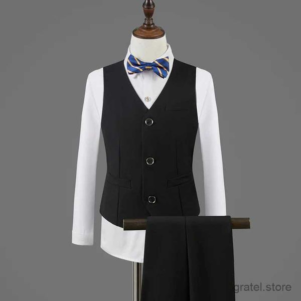 Abito per ragazzi per matrimoni per bambini pantaloni per giubbotti Bowtie 3pcs Dress Abito per bambini Bambini 2 anni CERIONI DI BAGNI CERCHIANA COSTRUTTO