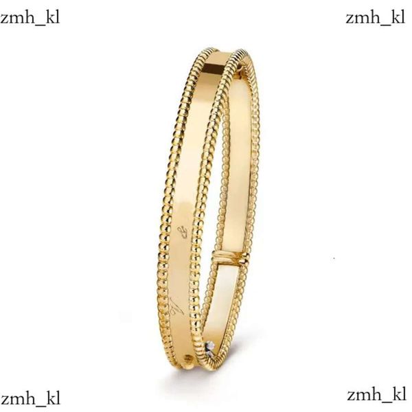 Vanclef Armband Designer für Frauen Gold plattiert Vollkristall Diamond Kaleidoscope Armbänder Manschettenknopf Valentine Party Großhandel Vanclef Halskette 353