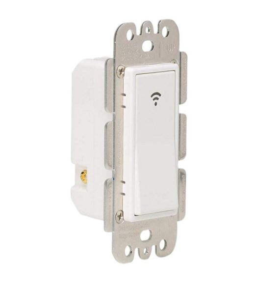 Fernbediener WiFi Smart Light Switch Wireless Fernbedienungssteuerung Inwall Timer für Lüfterlichter kompatibel mit Alexa Google Homen6708165