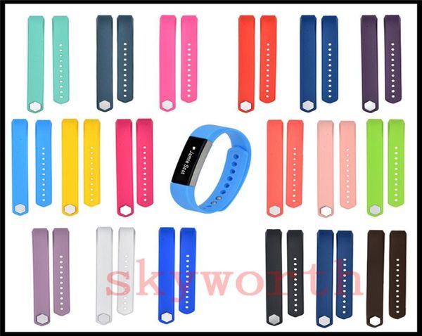 18 Color 2016 Neueste Silicon Watch Band Armband Armband Armband für Fitbit Alta HR Smart Watch No Tracker LS Size1585601