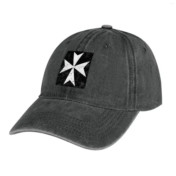 Berets Knights Hospitaler Cross Flag Cowboy Hat военный тактический шап