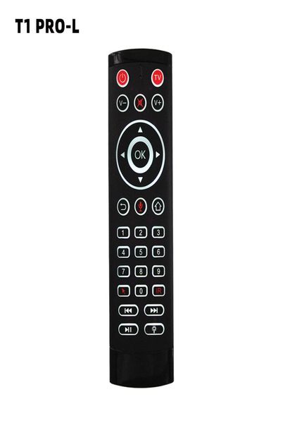 24G Airless Air Mouse Gyro Control Remote Controlador de voz T1 Pro 29 Teclado Mini Teclado para Android TV Box mini PC7290145