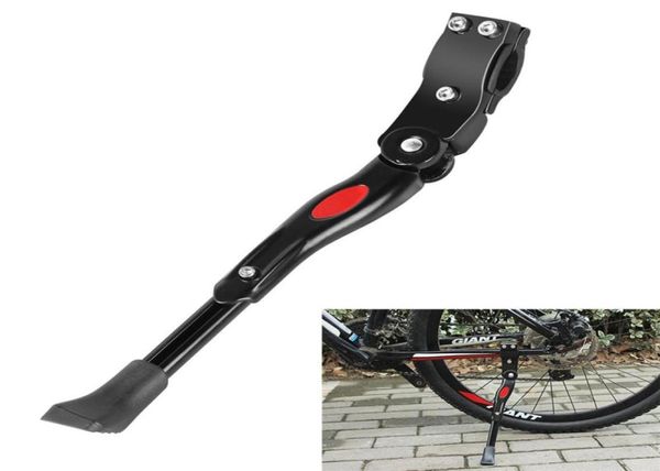 Fahrradfahrrad Radsport Kickstand Verstellbarer Aluminium -Legierung Kick -Ständer mit Antislip -Gummifüßen für 2227 Zoll 700c Mountain Road 7137560