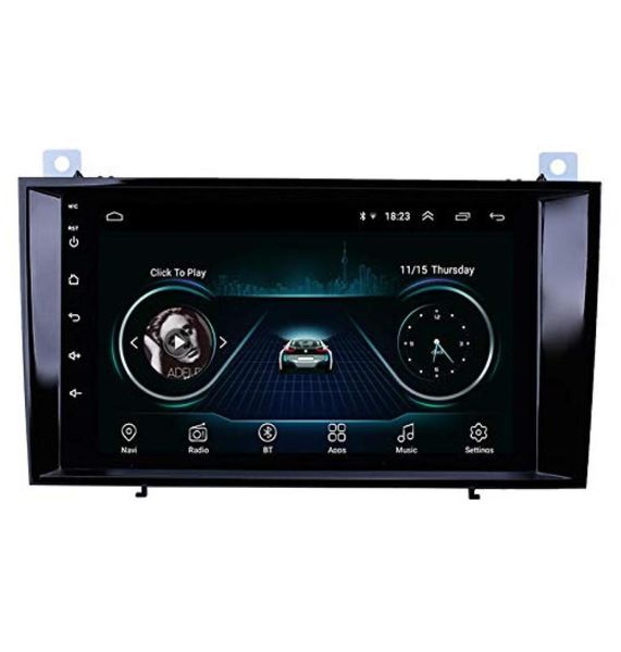 8 inç Araba Video Android HD Touchscreen 20002011 için GPS Navigasyonu Benz SLK Sınıfı R171 SLK200 SLK280 SLK3002902252