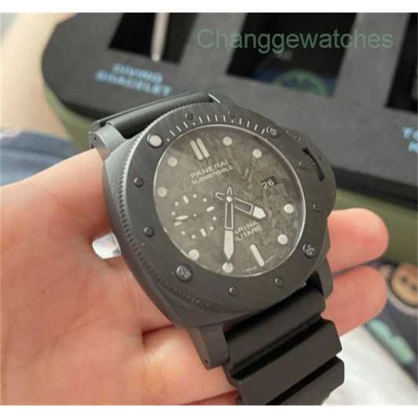 Designer Wristwatch Luxurywatch watch luxury watch watchha conjunto completo de 47mm edição limitada 1000 peças de perenei mergulho fibra de carbono automatyoki3s6k