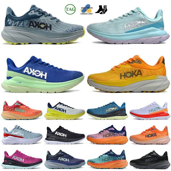 Laufschuhe Designer Sneaker Clifton 9 Frauen Männer Bondi 8 Sneaker -Verschiebung von Sand Nimbus Wolke Eiswasser Hokka One Anthracit Wanderschuh Männer Outdoor Sportarten