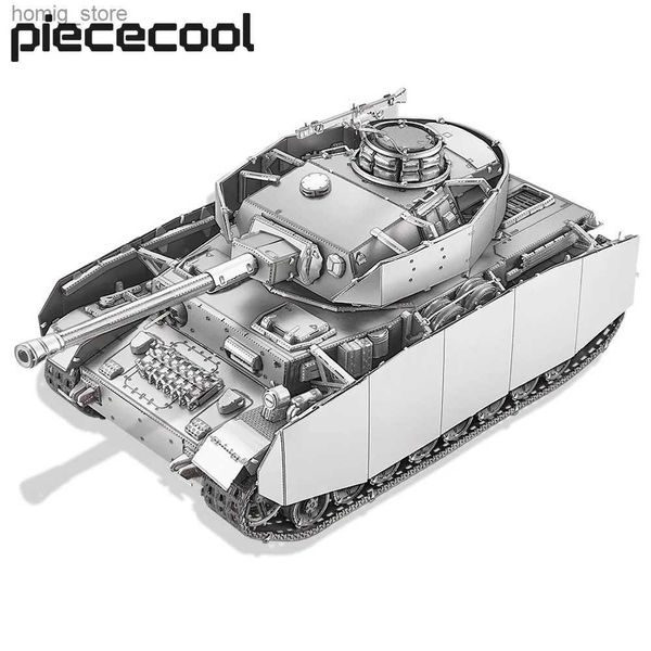 3D головоломки PieceCool 3D Металлические головоломки 1 48 Танков Panzer IV h Сборка модели модели сборок