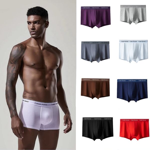 Brand boxers de designer de estilo de carta original masculino masculino de algodão masculino bordado masculino calcinha calcinha shorts cueca boxer shorts 3pcs