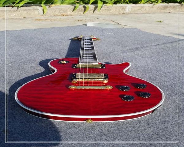 Custom Shop Cherry Red E -Gitarre Chinesische Gitarre Gitarre A12 9034158