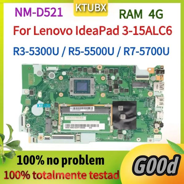 Материнская плата для IdeaPad 314Alc6 315ALC6 Материнская плата ноутбука. NMD521 Материнская плата. С R3 R5 R7 AMD CPU.8G RAM.100% Тестовая работа