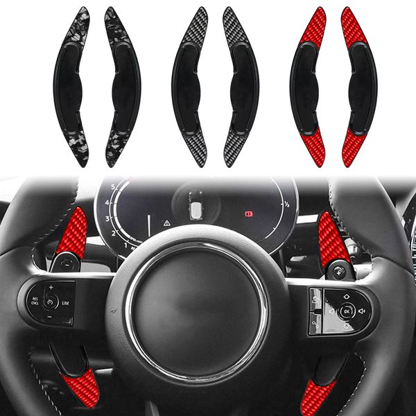 Car Carbon Carbon Fiber Shift Paddle Extension для BMW Mini Coopers JCW F54 F55 F56 F60 аксессуары интерьер