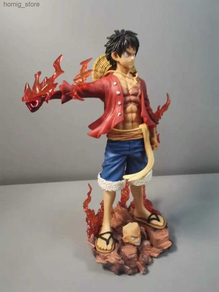 Aksiyon oyuncak figürleri bir parça anime figürü luffy lx sepet şapka Yeni dördüncü imparator aksiyon figürleri heykel model bebek oyuncakları hediye pvc y240415