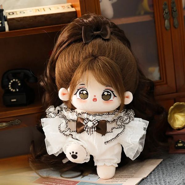 20cm Cute Anime Plush Star Star Dolls Kawaii Personalização recheada Figura Toys Idol Cotton Puppy Girls Baby Doll Toys Presente 240407