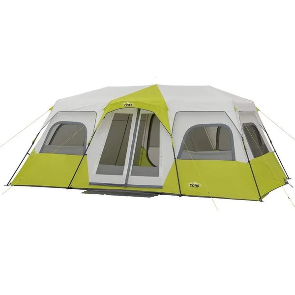 12 Person Instant Cabin Tent |3 Zimmer riesige Zentes für Familien tragbare große Pop -up -Camp -Setup -Zelt 240416 240426