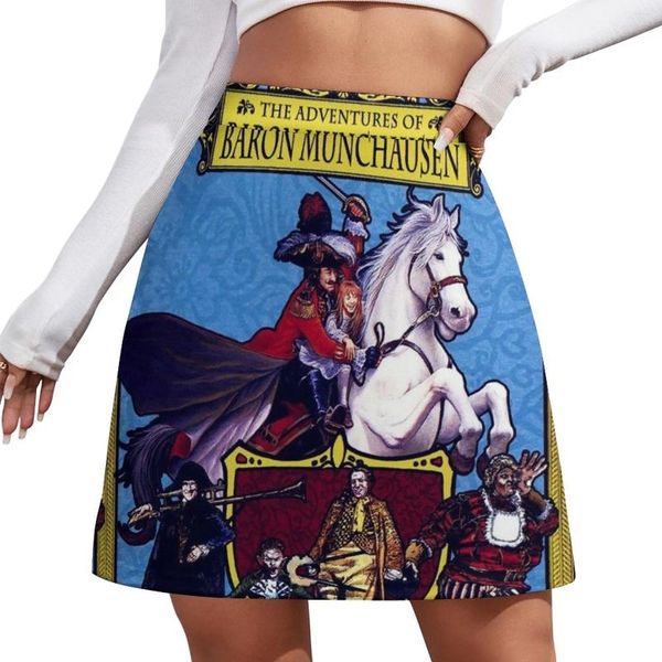 Skirts the Adventures of Baron Munchausen Mini Skirt Summer Abites for Women 2024 Fashion Corean Clothing Kpop