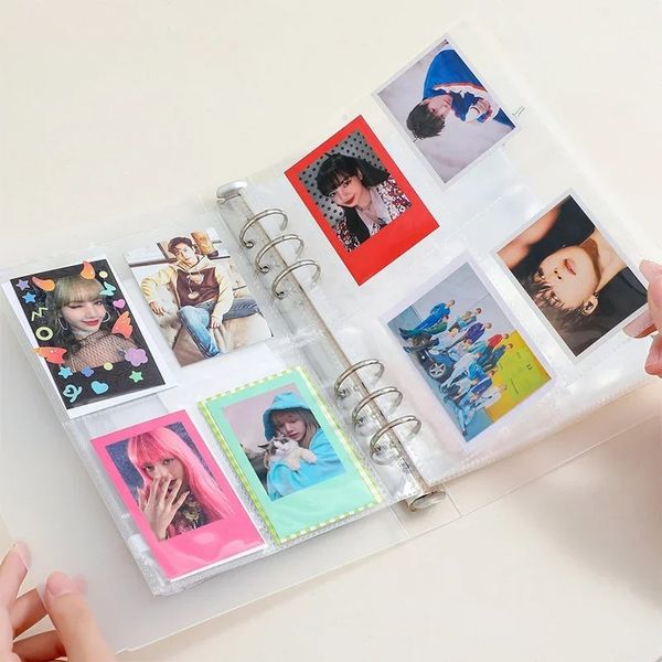 A5 Binder Fotocards Depolama Kitabı Kilo Kalı Kart Bağlayıcı Fotoğraf Organizatörü Kore Idol Fotokard Tutucu Günlük Planlayıcı Fotoğraf Albümü