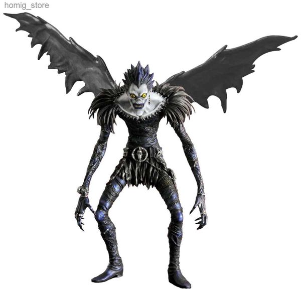 Actionspielzeug Abbildungen 24 cm Anime Figur Todesnotiz Ryuk Yagami Light Misamisa PVC Standing Model Pose Kinder Sammlung Geschenk Ornamente Skulptur Y240415