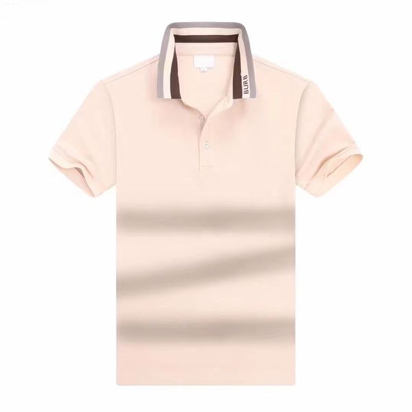 Мужские футболки Polos дизайнерская мода Top Business Clothing Polo вышитая воротник детали