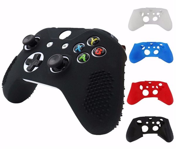 Multi Color Antislip Weiches Silikon -Gummi -Schutzhülle Deckhülle für Xbox One X S Slim Controller DHL FedEx EMS S6740978