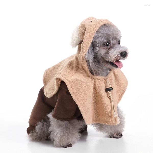 Hundekleidung Haustier Gefangener Warriortransformation Wizard lustige Holiday Party Cosplay Pullover Jacke Hut Kleidung