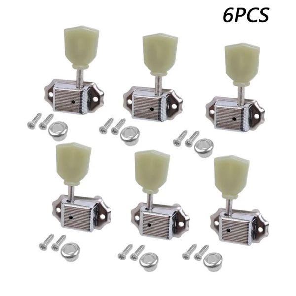 Gitar için Pegs Deluxe Tuning Pegs Tuner Makine Başlıkları Gibson Les Paul 3L 3R Yararlı Aksesuarlar Gitar Makine Başlıkları Seti