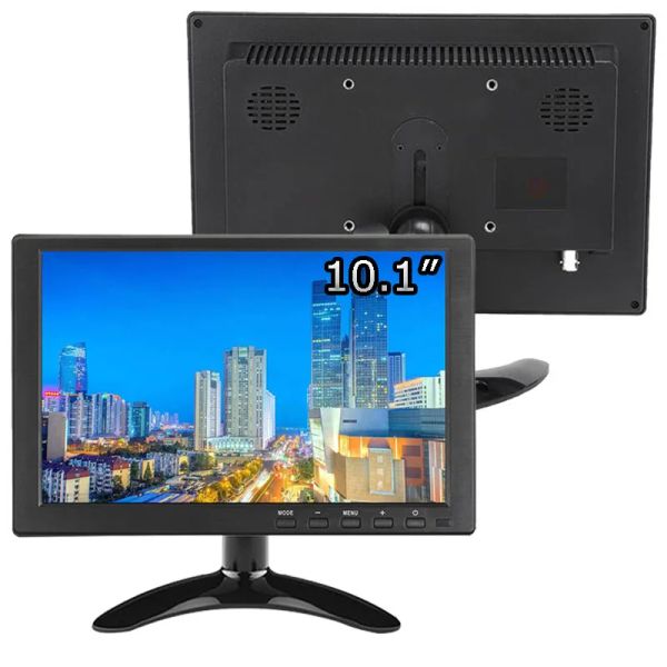 Sistema Nuovo monitor CCTV da 10,1 pollici con HDMI VGA per TV Display per computer TV Schermo a colori LCD TACKUP CAMERIA SISTEMA DI SICUREZZA