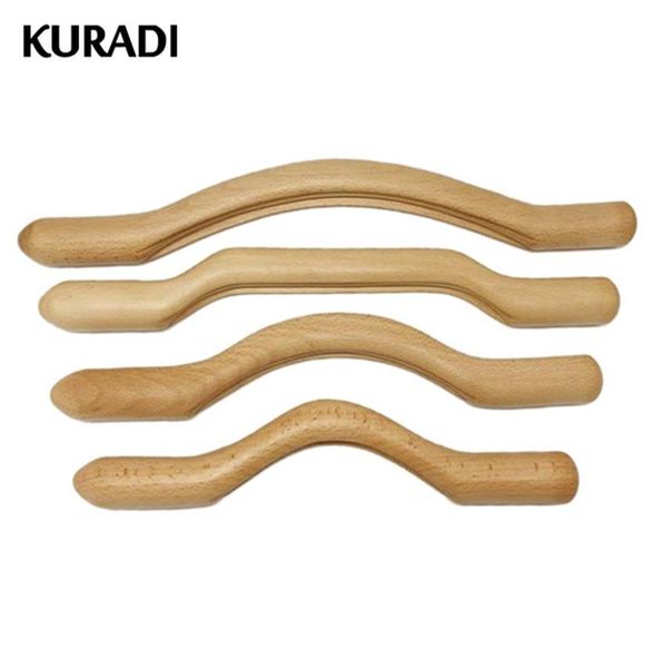 4pcs Set Holzabschreckstab Muskel Entspannen Sie Massage -Werkzeuge Rückenmassage Holzwerkzeuge Körper schneller großer Bereich 100 natürliche X04262682449406