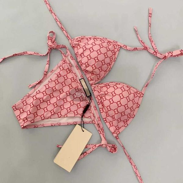 Bra set seksi bayan tasarımcılar bikinis setler açık kayış şekli mayolar bayanlar mayolar yüzmek yıpranma plaj kadın yüzerler biquini karışık lüks markalar