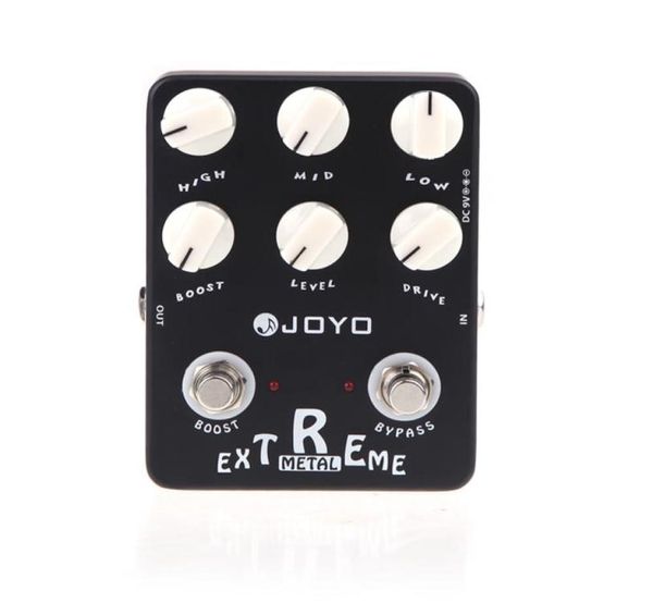 Black Joyo Jf17 Guitarra Violao Gitarrenffekt Pedal -Teile Extreme Metallverzerrung für Musikinstrumente Elektronisch 2014 New4147407