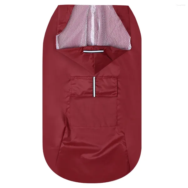 Giacca da pioggia di abbigliamento per cani Raincoat cucciolo Poncho inverno riflettente Pet Dogne impermeabili con cappuccio