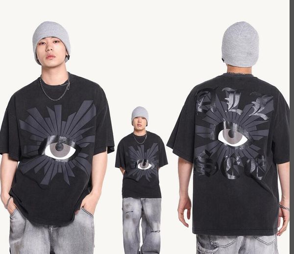 Hata Hatalar Tasarımcı T-Shirts Tees Kısa Kollu Fanlar Tops Pamuk Tee Tişört Avrupa Sokak Giyim Erkekler Büyük Boy Artı Boyut Tişörtler Yakuda Online Alışveriş Mağazası