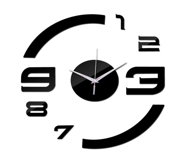2016 настоящие новые ограниченные временные модные DIY Акриловые настенные часы современные роскошные зеркальные часы 3D Crystal Watches TY20005338477