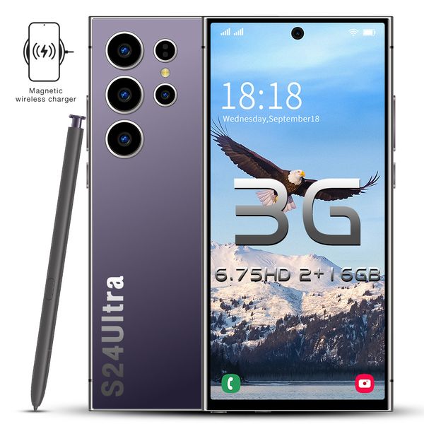 6.75inch S24ULTRA 2GB 16GB Sekiz Çekirdek 3G Akıllı Telefon