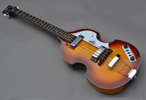 Sunset Hofner Violin Bass Jade Tuners Hofner High BB Electric Bass BB2 Ignição Bass Guitar