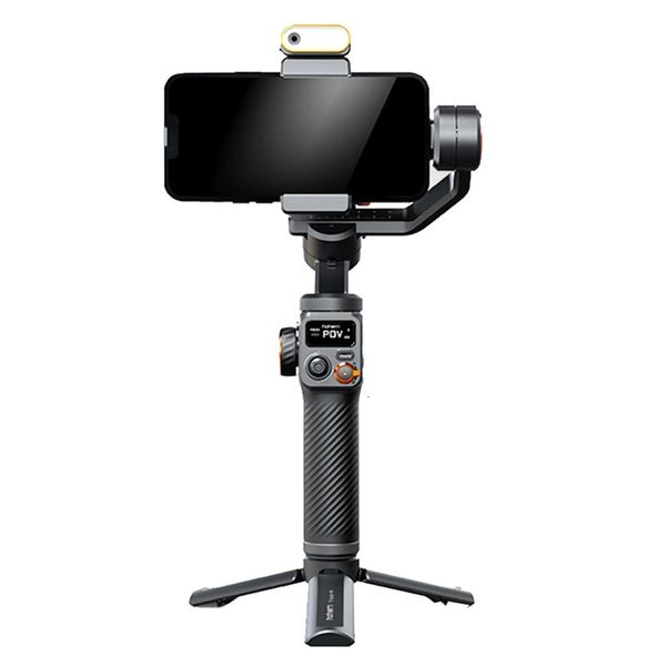Hohem ISteady M6 Kit portatile Gimbal Selfie Tripod per smartphone con AI Magnetic Fill Light Full Color Light 240410