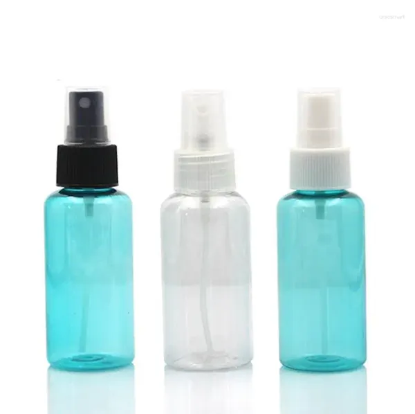 Speicherflaschen 2024 100pcs leere Reisesprayflasche 80 ml nachfüllbarer Zerstäuber für Make -up -Hautpflege