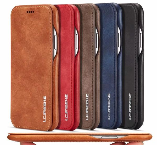 Casos de telefone celular capa de couro fino de luxo capa para iPhone 12 mini 11 Pro xs máx.