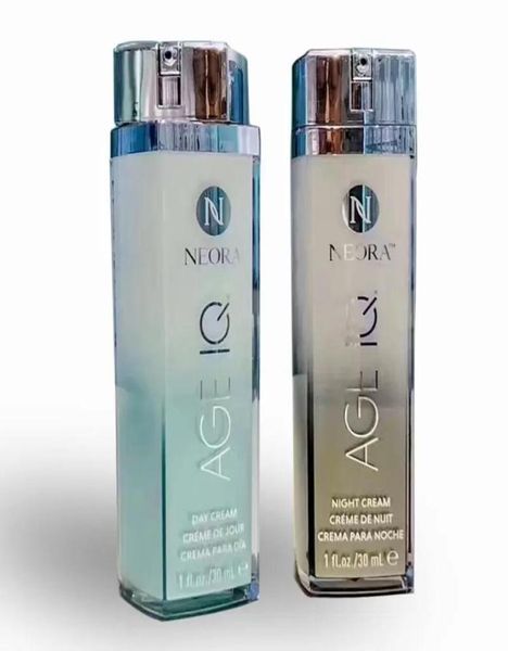 Ferramentas de maquiagem em estoque New Neora Age IQ NERIUM AD NIGHT CREME E CREMA DIA 30ML CARE DE CUIDADO DE CUIDADO