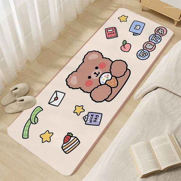 Tappeti moquette tappeti da pavimento kawaii tappetino da porta d'ingresso grazioso cucina accessori da cucina non slittamento tappeto personalizzato per decorazioni per la casa